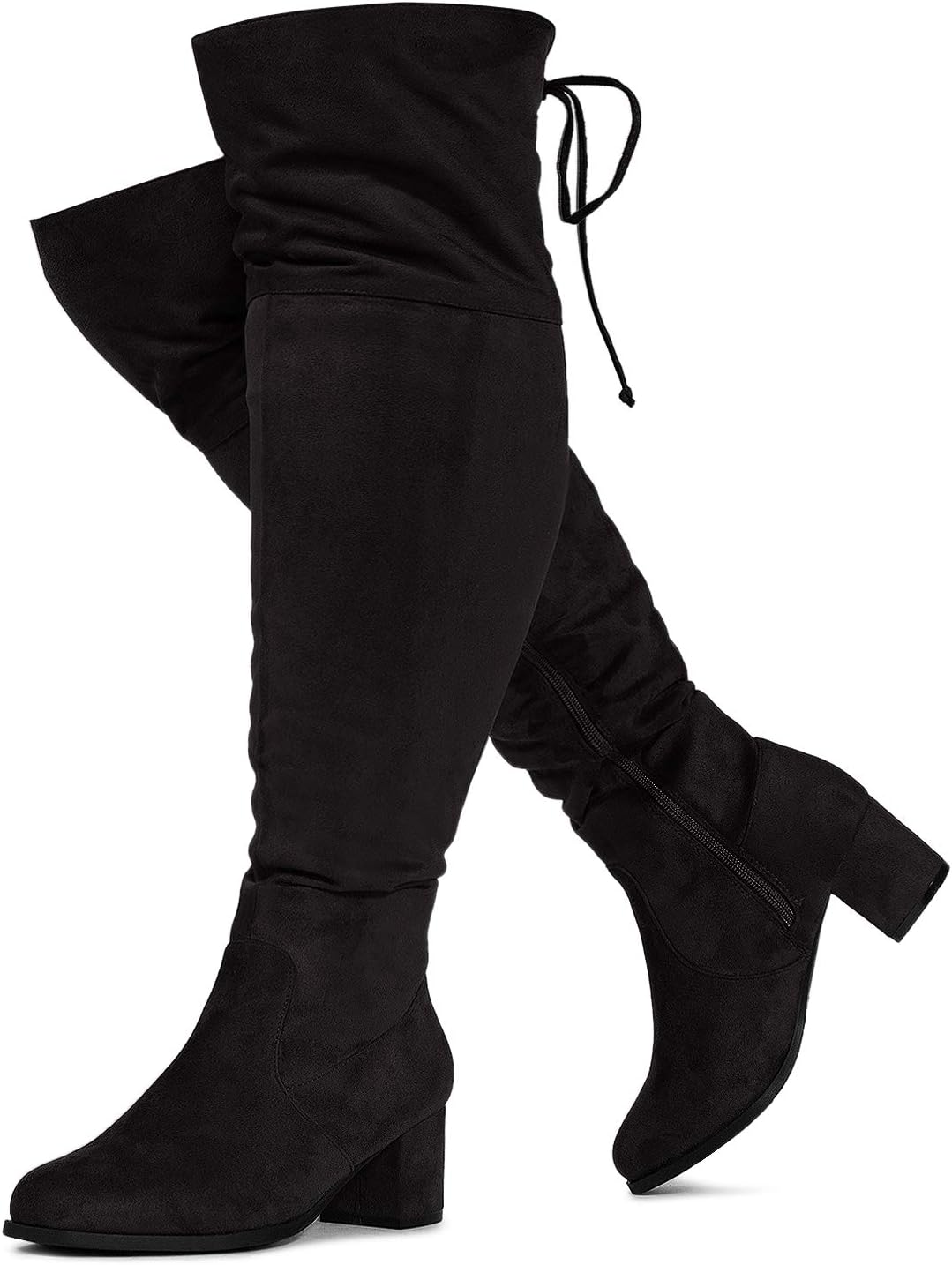 RoseMuse　fur attach stretch long boots Horze Women's 